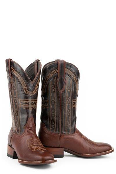 Stetson Mens Denver Square Toe Cowboy Boots