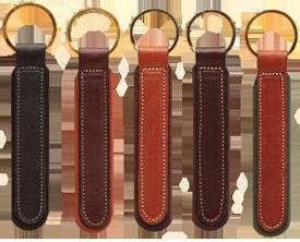 Tory Leather Padded Back Key Fob
