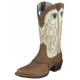Ariat Ladies Earth & Cream Rawhide Western Boots