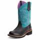 Ariat Fatbaby Tall Boots - Ladies, Black/Turquoise