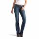Ariat Ruby 3D A Denim Jeans - Ladies, Mystic