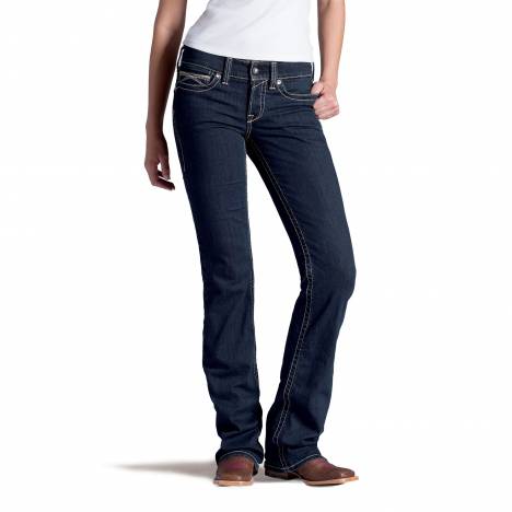 Ariat Ladies R.E.A.L.Chainlink Riding Jeans - Eclipse