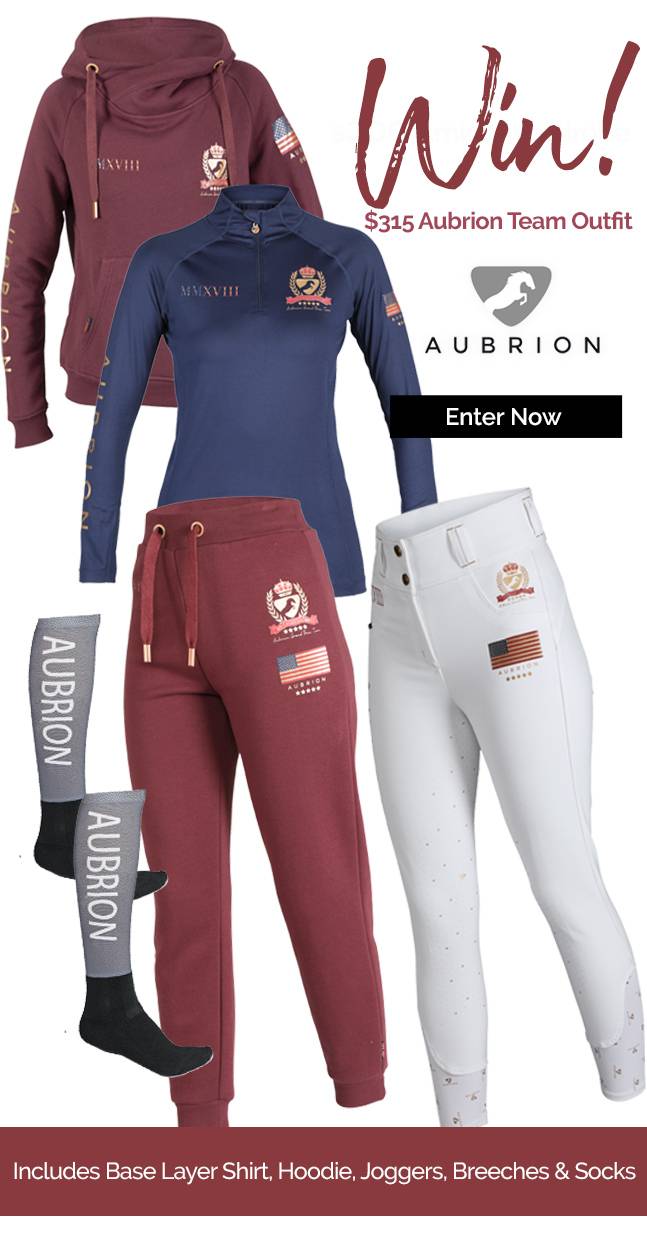 Enter to Win!  Aubrion Team Apparel Sweepstakes Valued at $315