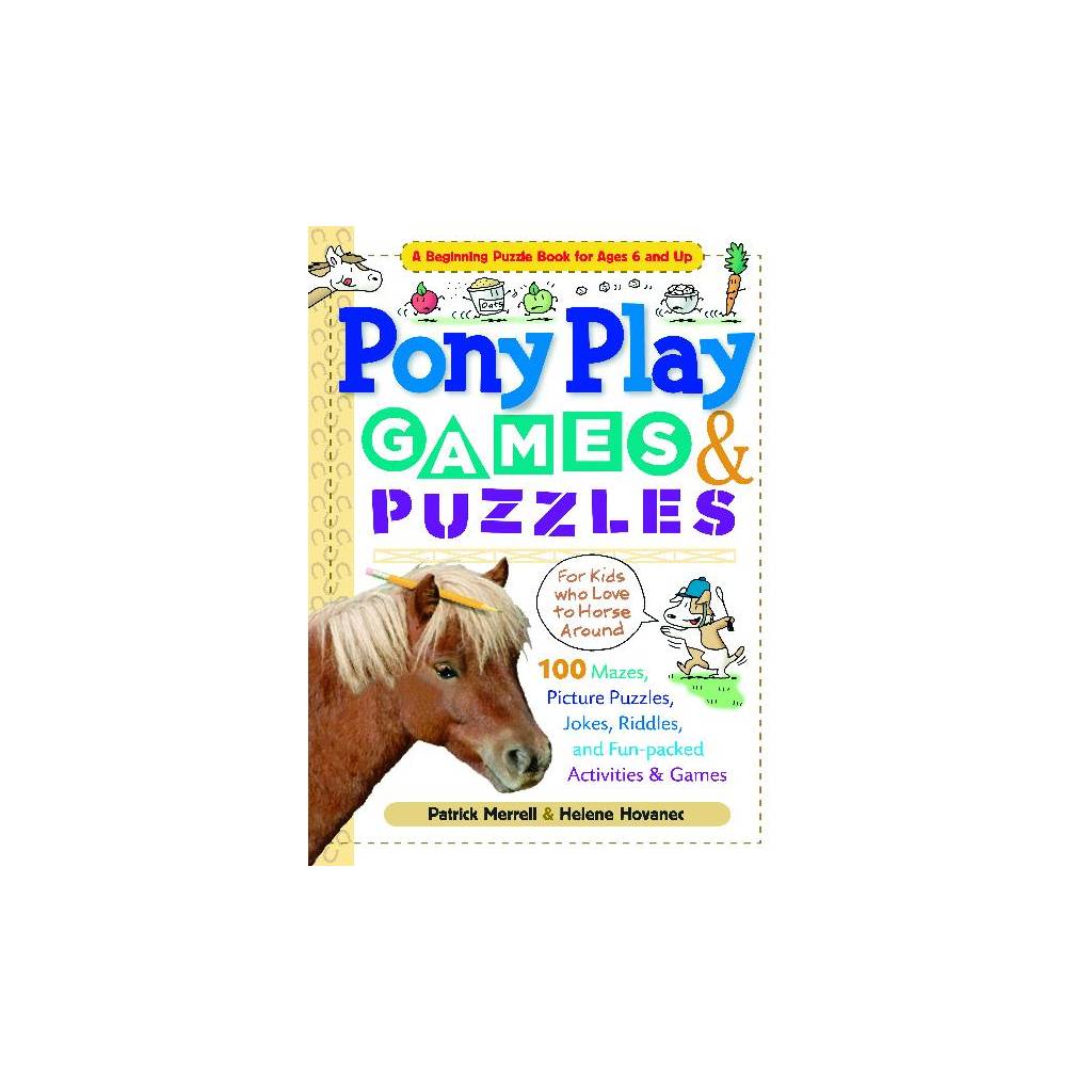 Pony Play Games & Puzzles Book for Kids