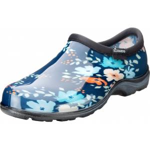 Sloggers Womens Waterproof Comfort Shoes - Floral Blue - 7