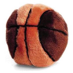 Plush Basketball Dog Toy