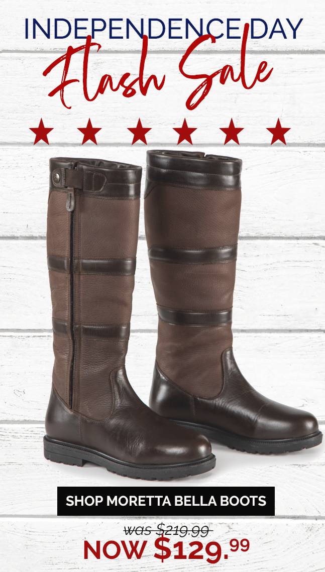 Independence Day Flash Deal! Shires Moretta Bella Country Boot Liquidation