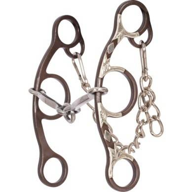 Classic Equine Diamond Short Shank O-Ring Square Snaffle