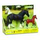 CollectA Black Draft Horse & Bay Foal Box Set