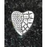 Joppa Textured Heart Bead