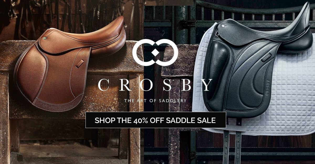 Crosby Saddle Sale Up to 40% OFF Plus FREE Half Pad Valued at $89.99