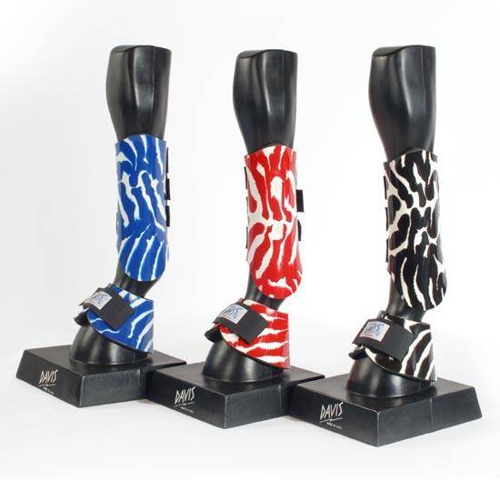 Davis Zebra Print Splint Boots 