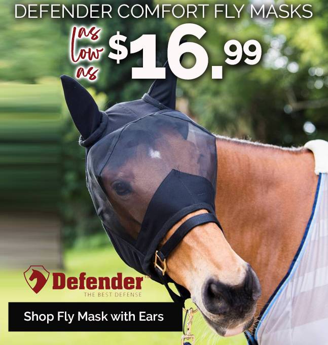 Defender Comfort Fly Mask With Ears