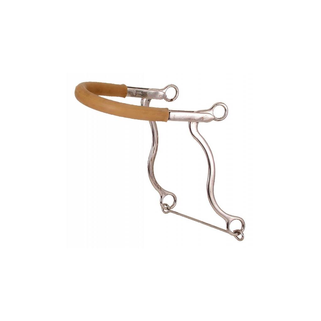 Kelly Silver Star Hackamore with Rubber Tubing