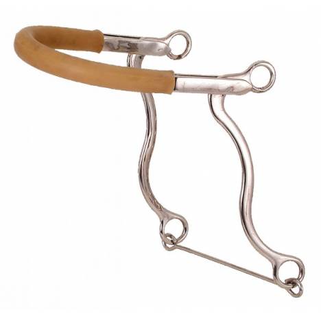 Kelly Silver Star Hackamore with Rubber Tubing