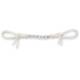 Classic Equine Dog Chain Curb Strap with Adjustable String Tie