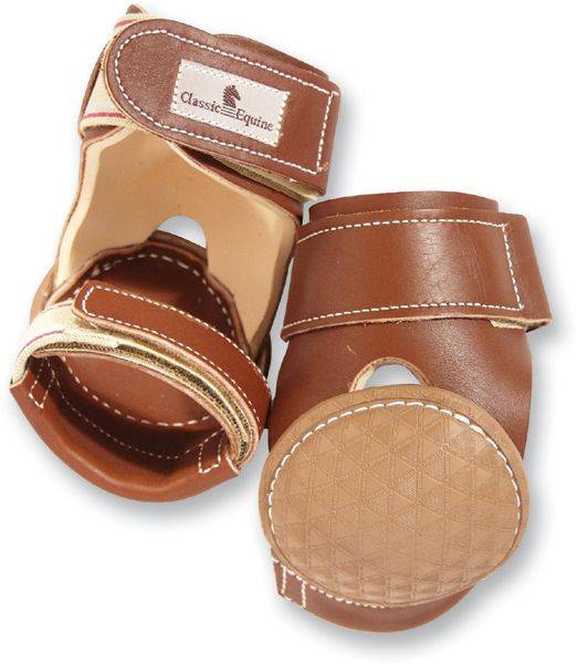 classic equine leather skid boots
