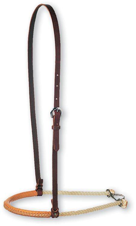 Martin Saddlery Single Rope with Leather Covered Noseband