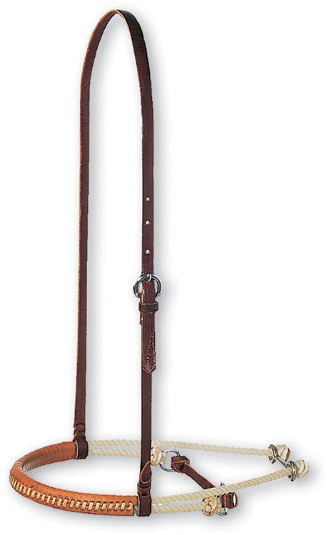 Martin Saddlery Double Rope with Leather Cavesson