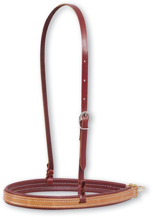 Martin Saddlery Leather with Latigo Leather Lining Noseband