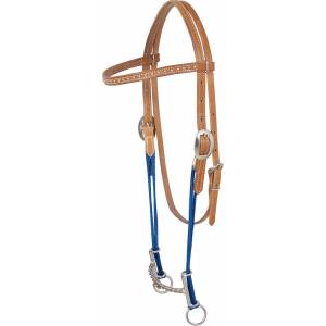 Classic Equine Loomis Browband Gag Bit - Twisted Wire Snaffle