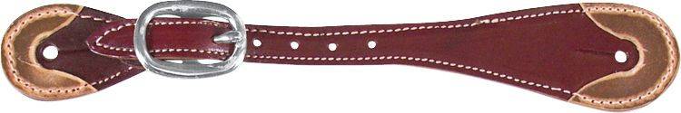Martin Saddlery Latigo Leather Spur Strap with Rawhide Ends