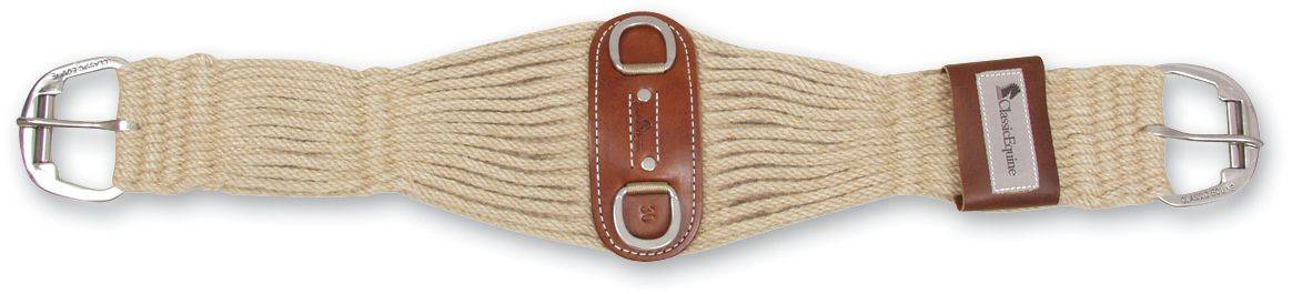 Leather Center Classic Equine 100% Mohair Roper Cinch 