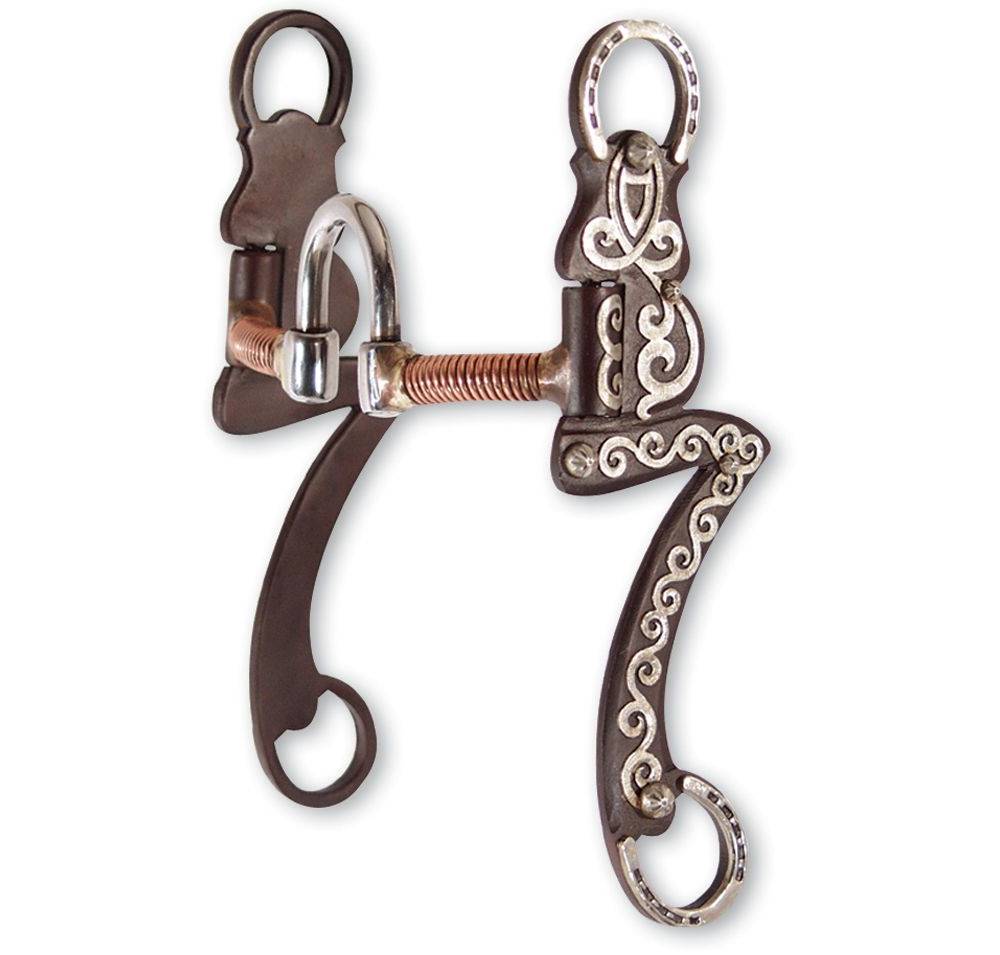 Classic Equine Horseshoe Seven Cheek Bit HorseLoverZ