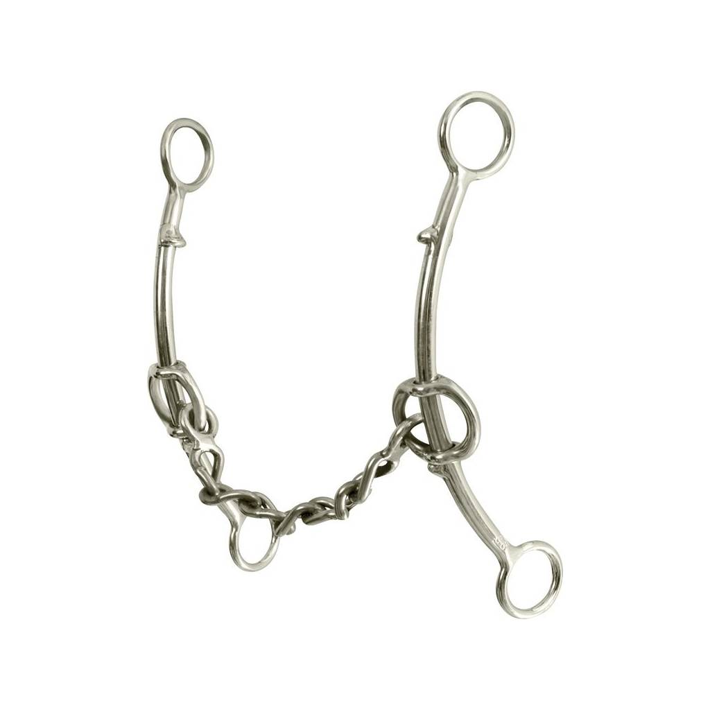 Classic Equine Goosetree Long Shank Double Gag Chain Bit