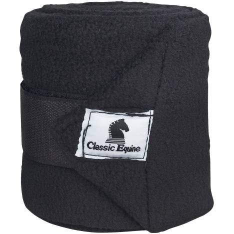 Classic Equine Solid Color Polo Wraps with Wash Bag - Pack of 4