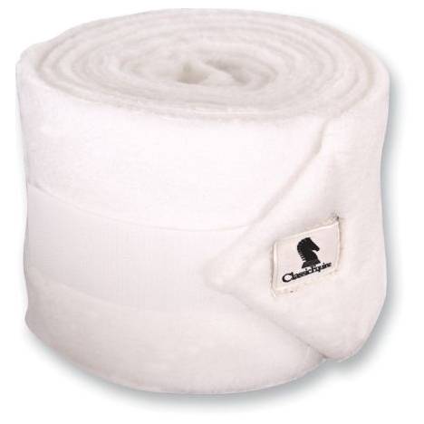 Classic Equine Solid Color Polo Wraps with Wash Bag - Pack of 4