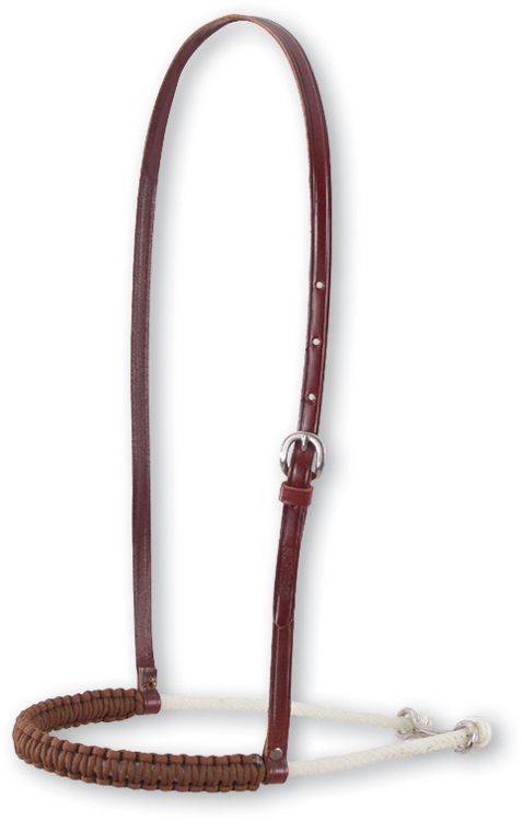Martin Saddlery Rope Noseband with  Braided Nylon Cover