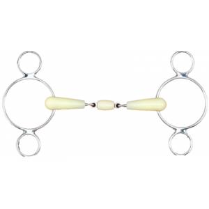 Happy Mouth Pessoa 2-Ring Double Jointed Gag Bit