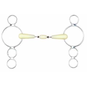 Happy Mouth Pessoa 3-Ring Double Jointed Mouth Gag Bit
