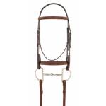Camelot Fancy Raised Paddled Bridle with Laced Reins