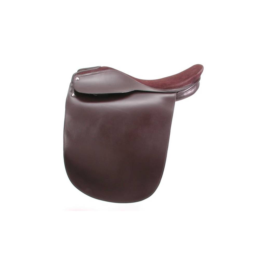 EquiRoyal Liberty Lane Fox Suede Seat Show Saddle