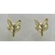 Finishing Touch Finishing Touch Fox Mask Post Earring Gold