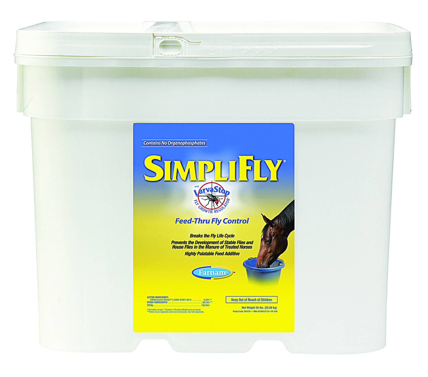 Farnam Simplifly Feed-Thru Fly Control with  LarvaStop