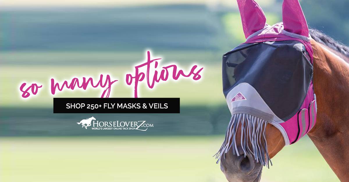 Protect Your Horse 💨 Shop 250+ Fly Masks & Veils