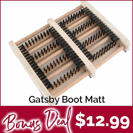 Gatsby Heavy-Duty Boot Brush Mat Just $12.99