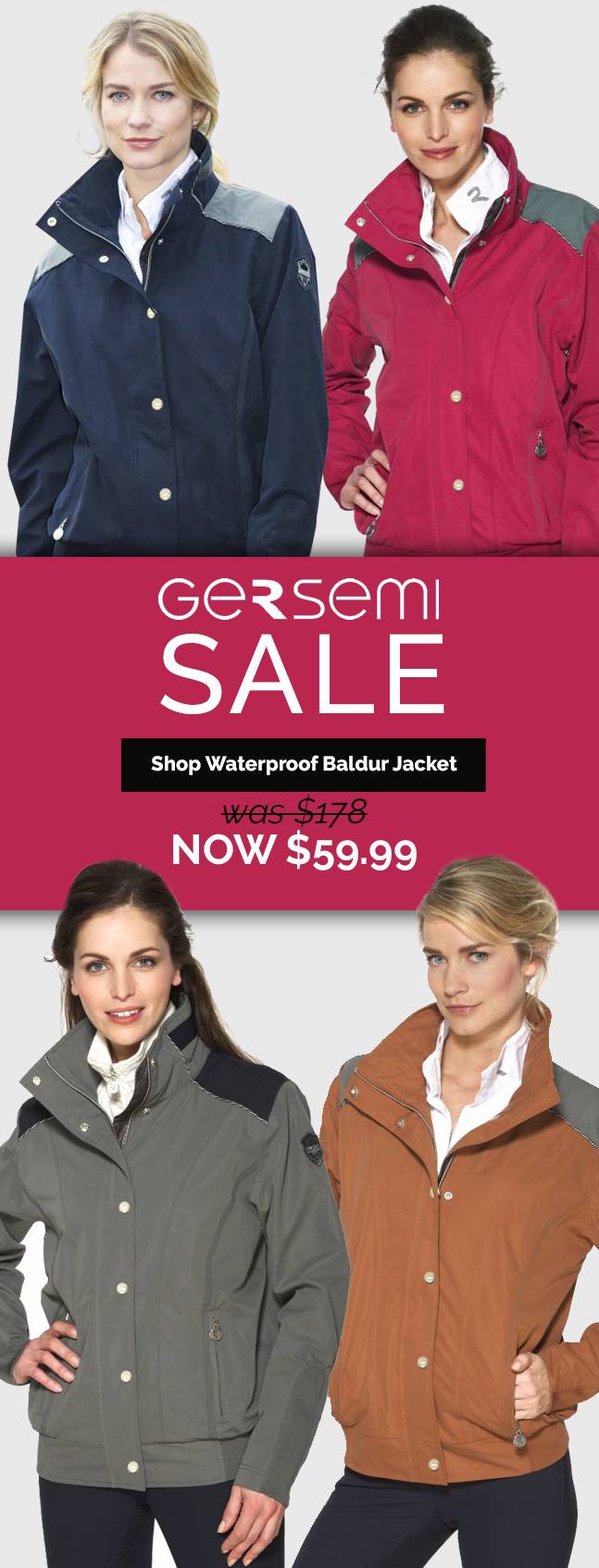 Gersemi Waterproof Jacket - NOW $59.99