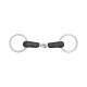 HorZe Loose Ring Rubber Snaffle Jointed