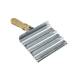 HorZe Metal Curry Groomer Square Wooden Hand