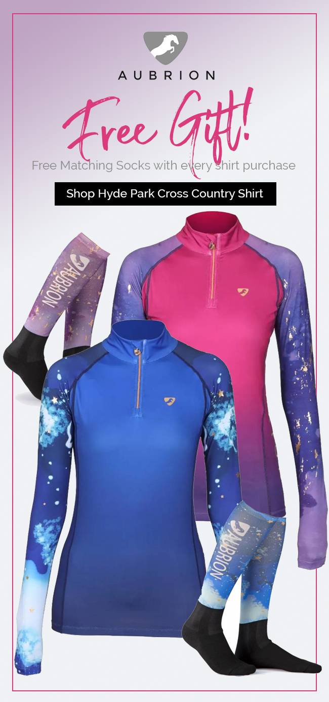 Aubrion Hyde Park Cross Country Shirt FREE Matching Socks with every shirt