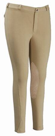 TuffRider Mens Cotton Knee Patch Breeches