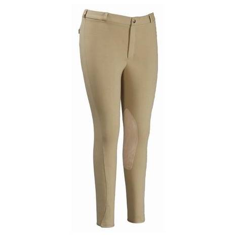 TuffRider Mens Cotton Knee Patch Breeches