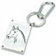 Keychain and Luggage Tag - Writable 'Horse Name Plate'