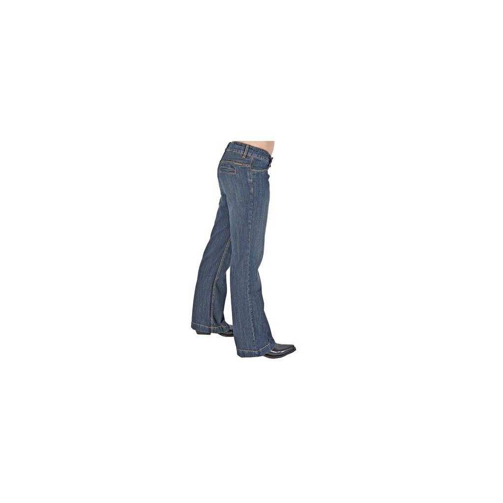 Stetson Ladies Denim City Trousers - Long