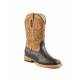 Roper Youth Ostrich Print Faux Leather Boots