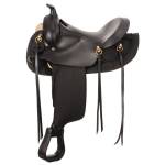 Synthetic Gaited Horse Round Skirt Trail Saddle